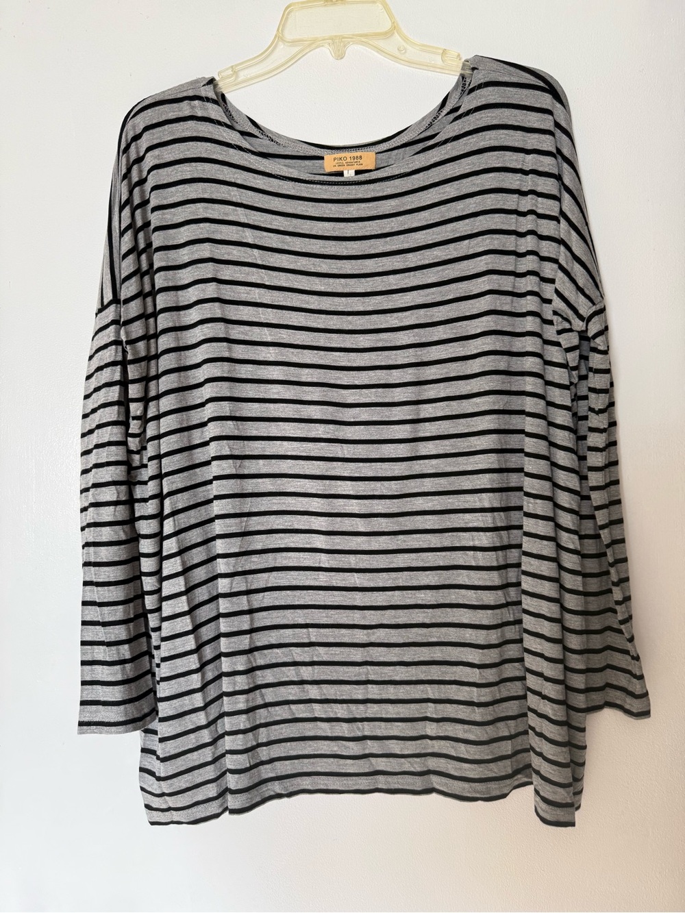 Piko 1988 Gray with Black Stripe Top